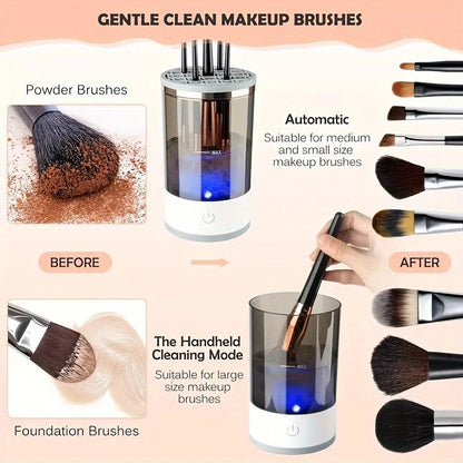 USB Plug Portable Electric Makeup Brush Cleaner